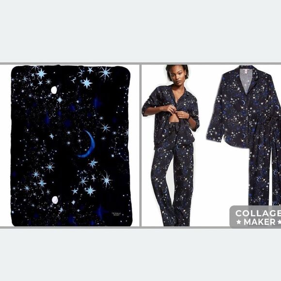 Victoria’s Secret Galaxy Pajama And Blanket Set - Picture 7 of 10